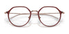 Ray-Ban RY1058F Eyeglasses | Size 49 / Black On Silver №4064