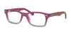 Ray-Ban RY1531 Eyeglasses | Size 48 / Fuxia On Grey №3648
