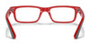 Ray-Ban RY1535 Eyeglasses | Size 48 / Black On Red №3573