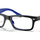 Dark Grey On Blue №3600