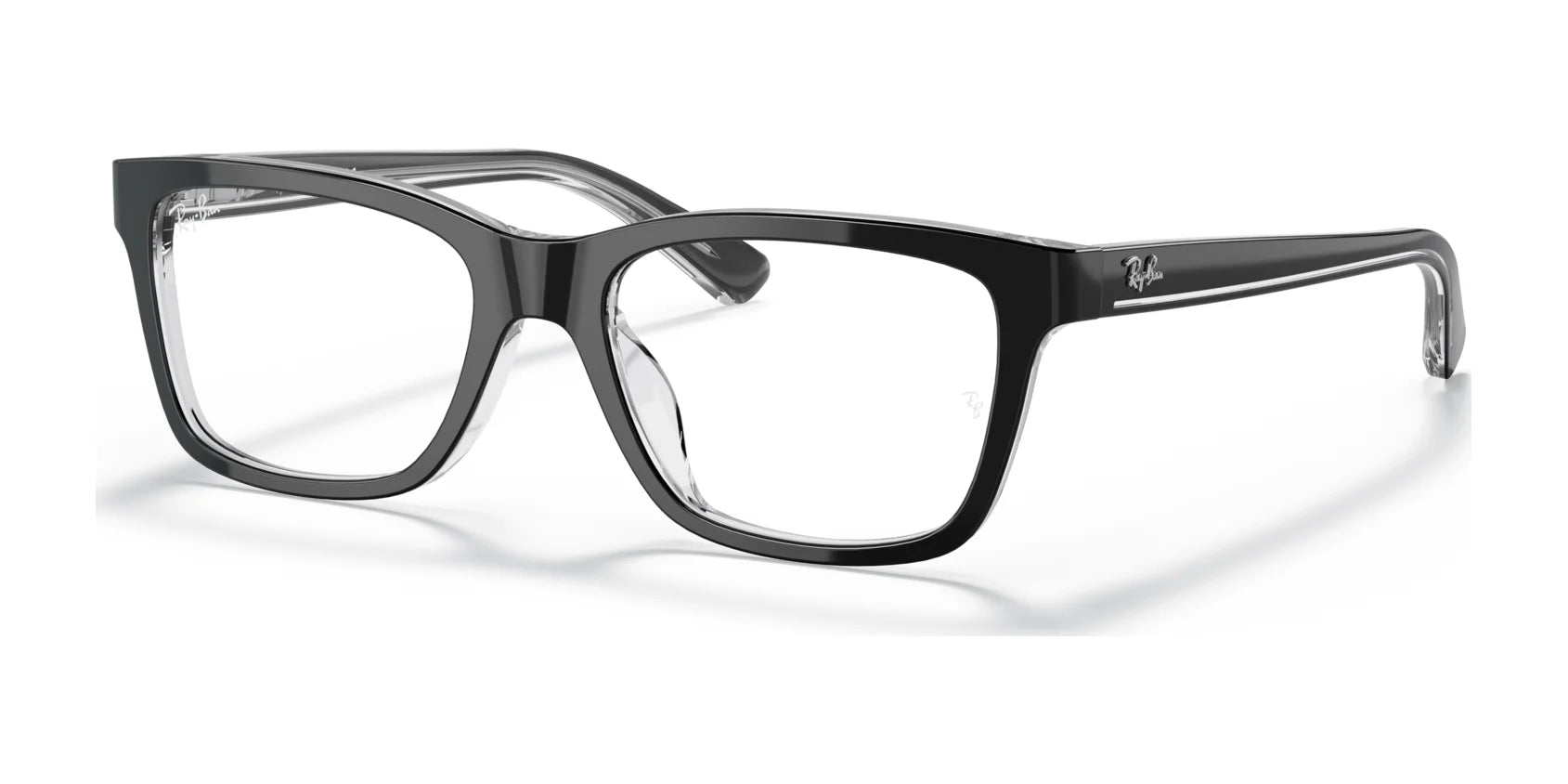 Ray-Ban RY1536 Eyeglasses Black On Transparent