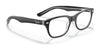 Ray-Ban RY1555 Eyeglasses / Black On Transparent №3529 / Size 46