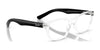 Ray-Ban RY1555 Eyeglasses / Black On Transparent №3529 / Size 46