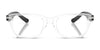 Ray-Ban RY1555 Eyeglasses / Black On Transparent №3529 / Size 46