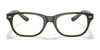 Ray-Ban RY1555 Eyeglasses / Black On Transparent №3529 / Size 46