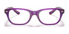 Ray-Ban RY1555 Eyeglasses / Black On Transparent №3529 / Size 46