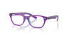 Ray-Ban RY1555 Eyeglasses / Transparent Violet & Light Blue №3997 / Size 46