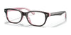Ray-Ban RY1555F Eyeglasses | Size 48 / Havana On Opal Pink №3580