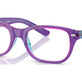Transparent Violet & Light Blue №3997