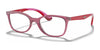 Ray-Ban RY1586 Eyeglasses / Transparent Red №3777 / Size 47