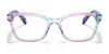 Ray-Ban RY1591 Eyeglasses / Brown Striped Multicolor №3809 / Size 46