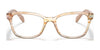 Ray-Ban RY1591 Eyeglasses / Brown Striped Multicolor №3809 / Size 46