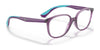 Ray-Ban RY1598 Eyeglasses / Transparent Red №3777 / Size 47