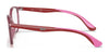 Ray-Ban RY1598 Eyeglasses / Transparent Red №3777 / Size 47