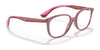 Ray-Ban RY1598 Eyeglasses / Transparent Red №3777 / Size 47