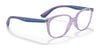Ray-Ban RY1598 Eyeglasses / Transparent Red №3777 / Size 47