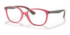 Ray-Ban RY1598 Eyeglasses / Transparent Red №3886 / Size 49