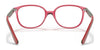 Ray-Ban RY1598 Eyeglasses / Transparent Red №3777 / Size 47