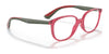 Ray-Ban RY1598 Eyeglasses / Transparent Red №3777 / Size 47
