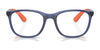 Ray-Ban RY1620 Eyeglasses | Size 48 / Blue On Orange №3775