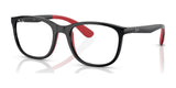 Ray-Ban RY1620 Eyeglasses Black On Red