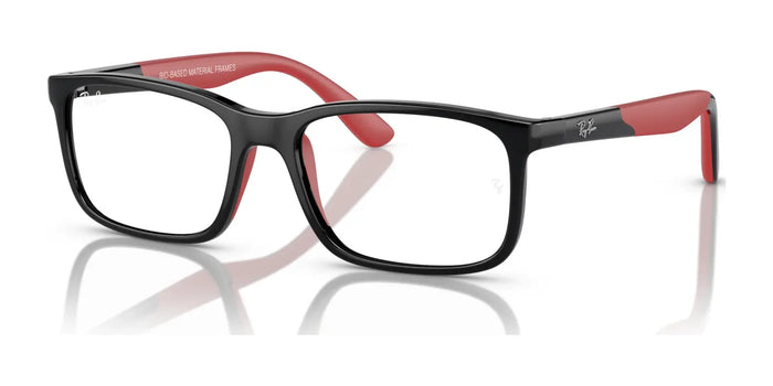 Ray-Ban RY1621 Eyeglasses / Black On Red №3928 / Size 47