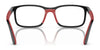 Ray-Ban RY1621 Eyeglasses / Black On Red №3928 / Size 47