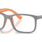 Grey On Orange №3930