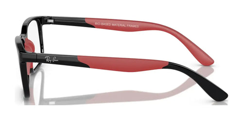 Ray-Ban RY1621F Eyeglasses / Size 49 / Black On Red №3928
