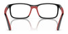 Ray-Ban RY1621F Eyeglasses | Size 49 / Black On Red №3928