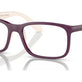 Purple On Light Brown №3931