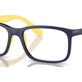 Dark Blue On Yellow №3937