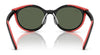 Ray-Ban RY1625DC Clip-On Sunglasses | Size 47 / Pink On Red №391273 / Dark Brown (3N 13.5%)
