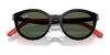 Ray-Ban RY1625DC Clip-On Sunglasses | Size 47 / Pink On Red №391273 / Dark Brown (3N 13.5%)