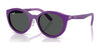 Ray-Ban RY1625DC Clip-On Sunglasses | Size 47 / Purple On Violet №390987 / Dark Grey (3N 9.3%)