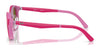 Ray-Ban RY1625DC Clip-On Sunglasses | Size 47 / Pink On Red №391273 / Dark Brown (3N 13.5%)