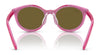 Ray-Ban RY1625DC Clip-On Sunglasses | Size 47 / Pink On Red №391273 / Dark Brown (3N 13.5%)
