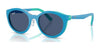 Ray-Ban RY1625DC Clip-On Sunglasses | Size 47 / Turquoise On Blue №393880 / Dark Blue (3N 15.3%)