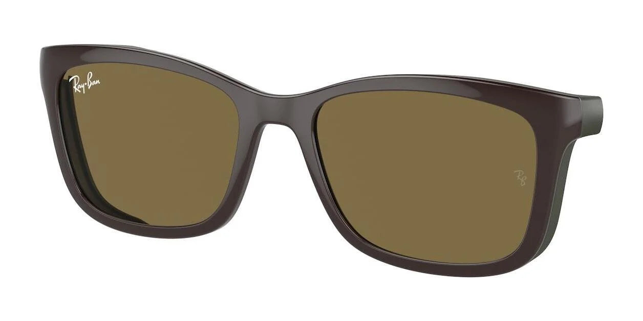 Ray-Ban RY1626DC Sunglasses Green On Havana / Dark Brown