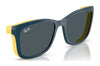 Ray-Ban RY1626DC Clip-On Sunglasses / Blue On Rubber Yellow №393787 / Dark Grey (3N 12.9%) / Size 47