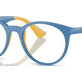 Light Blue On Yellow №3951