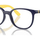 Dark Blue On Yellow №3937