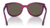 Ray-Ban RY1631C Clip-On Sunglasses / Black On Rubber Red №392871 / Dark Green (3N 14.3%) / Size 45