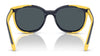 Ray-Ban RY1631C Clip-On Sunglasses / Black On Rubber Red №392871 / Dark Green (3N 14.3%) / Size 45