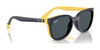 Ray-Ban RY1631C Clip-On Sunglasses / Black On Rubber Red №392871 / Dark Green (3N 14.3%) / Size 45