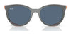 Ray-Ban RY1631C Clip-On Sunglasses / Black On Rubber Red №392871 / Dark Green (3N 14.3%) / Size 45