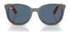 Ray-Ban RY1631C Clip-On Sunglasses / Black On Rubber Red №392871 / Dark Green (3N 14.3%) / Size 45