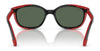 Ray-Ban RY1632C Clip-On Sunglasses / Azzurre & Rubber Azzurre №750971 / Dark Green (3N 14.3%) / Size 46