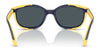 Ray-Ban RY1632C Clip-On Sunglasses / Azzurre & Rubber Azzurre №750971 / Dark Green (3N 14.3%) / Size 46