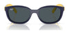 Ray-Ban RY1632C Clip-On Sunglasses / Azzurre & Rubber Azzurre №750971 / Dark Green (3N 14.3%) / Size 46